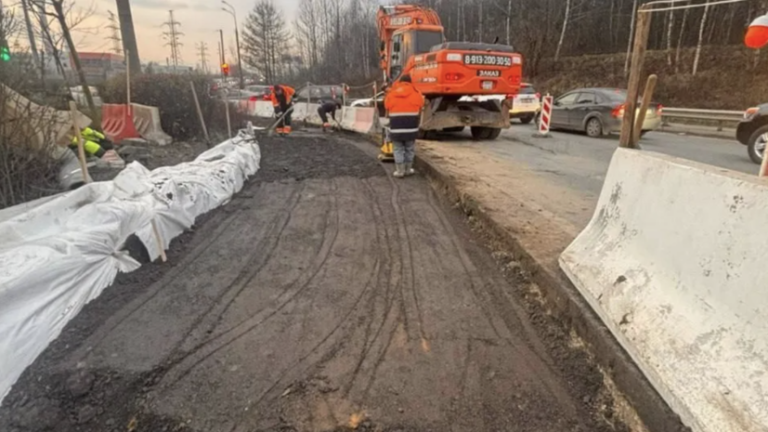 В Мытищах началось строительство путепровода между Волковским шоссе и улицей Мира